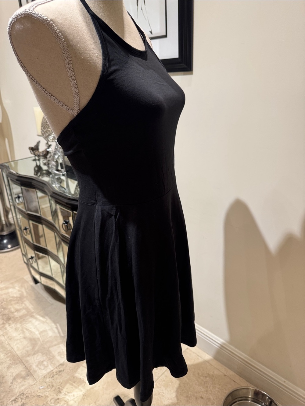 PINK Victoria's Secret Black Halter Mini Dress - Picture 4 of 7